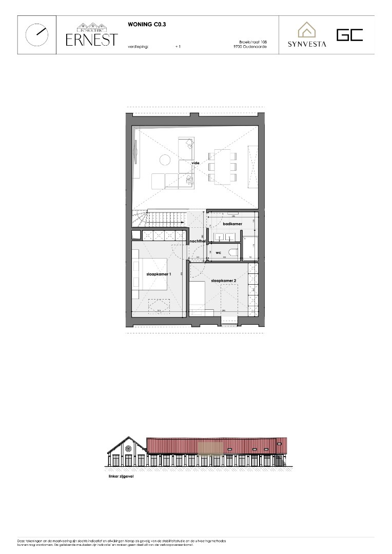 Modern huis met 3 slaapkamers en ruime vide – Nieuwbouwproject Ernest, Oudenaarde - foto 4