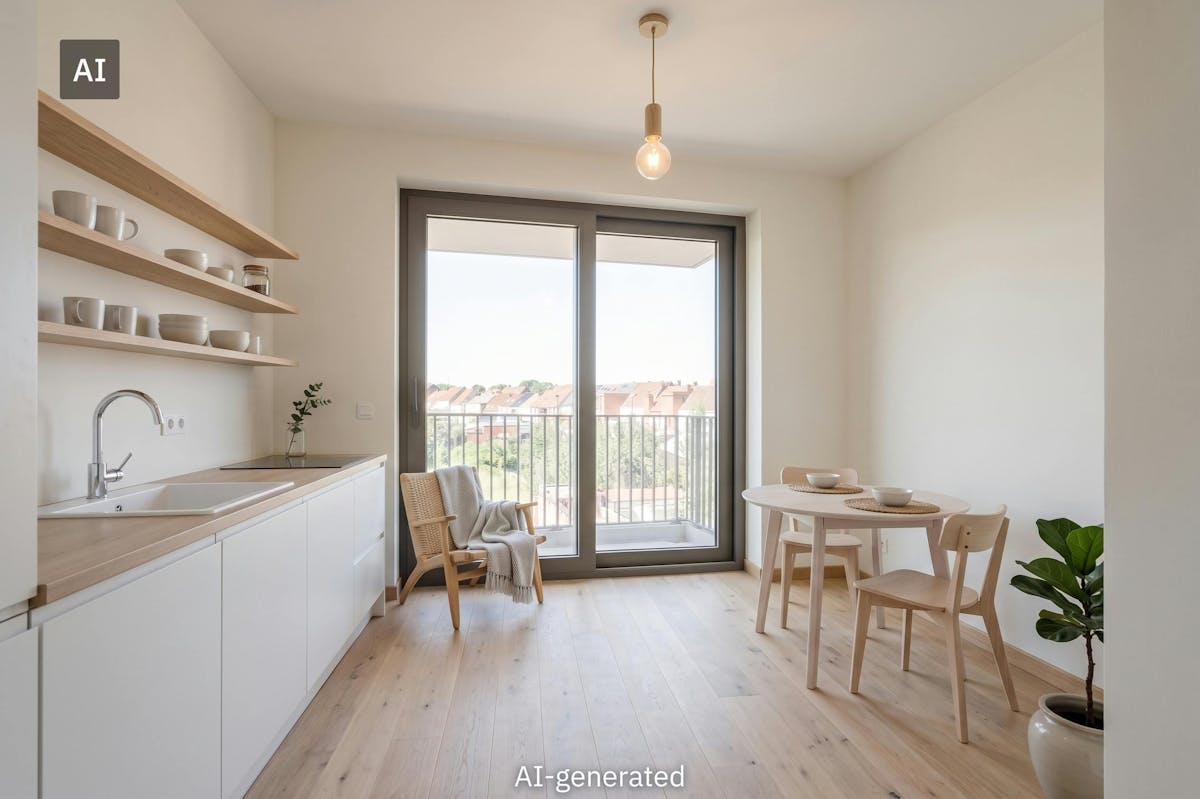 Lichtrijk 2-slaapkamerappartement met terras in Bissegem! - foto 3