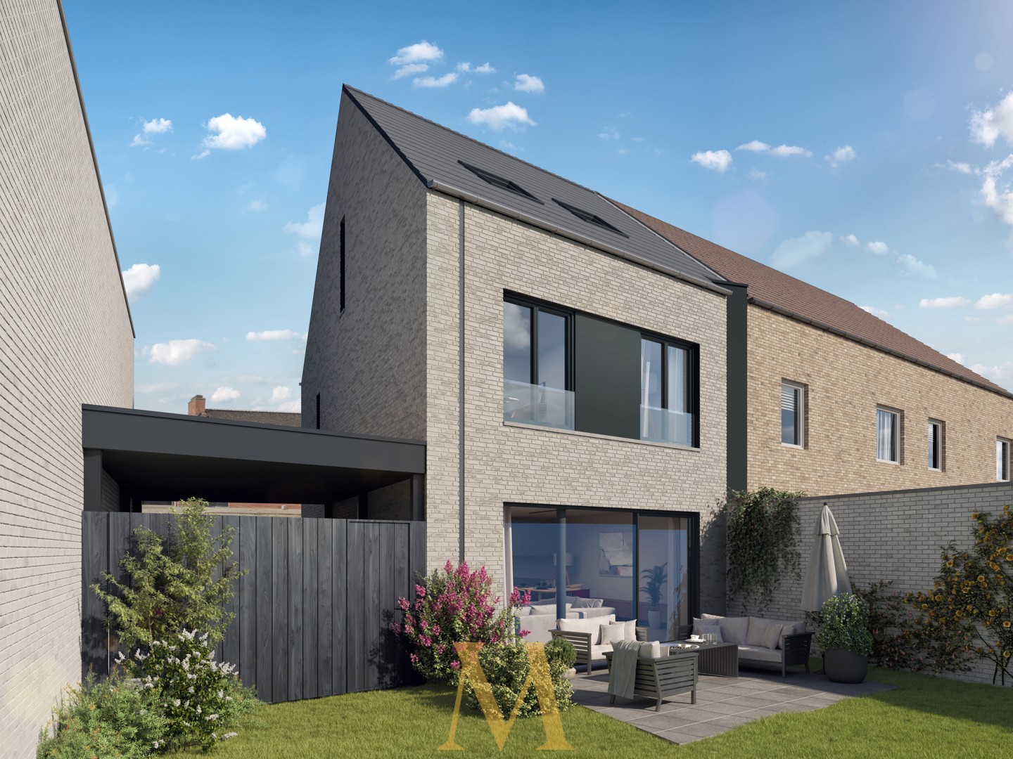 Energiezuinige nieuwbouwwoning met 3 slaapkamers en tuin nabij het centrum van Roeselare - foto 3