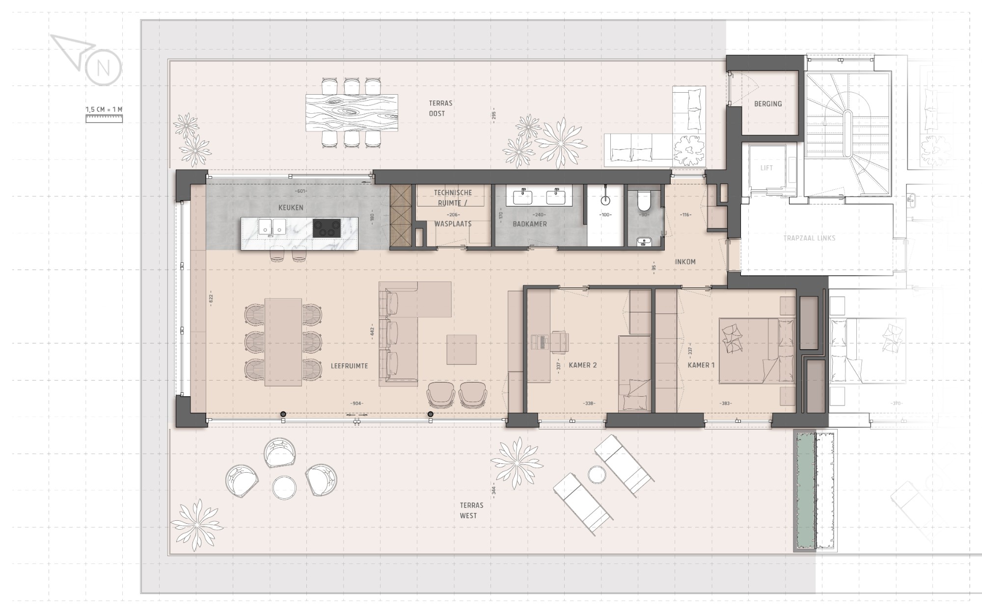 Appartement à vendre à Saint-Nicolas avec 2 chambres - photo 3