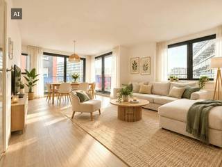 Dit instapklare appartement te huur bevindt zich op de derde verdieping van Residentie Mondriaan, gelegen langs de Fortuinstraat in Oostende. De ligging is ideaal: zeer centraal, maar toch rustig, vlakbij het station, op wandelafstand van het centrum, het strand en de zeedijk. Perfect voor wie comfort en bereikbaarheid wil combineren.<br /><br />Indeling:<br />- inkomhal<br />- lichtrijke leefruimte met toegang tot het terras<br />- open keuken uitgerust met vaatwas, spoeltafel, combi-oven, keramische kookplaat<br />- badkamer met ligbad, lavabo en spiegelkast<br />- slaapkamer 1 (10m²)<br />- slaapkamer 2 (9m²)<br />- afzonderlijk toilet met handwaslavabo<br />- berging voorzien van aansluiting wasmachine<br /><br />Pluspunten:<br />- rustige doch centrale ligging<br />- terras met open zicht<br />- vlotte bereikbaarheid, nabij station <br />- gemeenschappelijke fietsenberging<br />- open uitzicht<br />- dichtbij jachthaven en Maria Hendrikapark<br />- eigenaar voorziet gordijnen en verlichting<br /><br />Syndickosten: €75,-/maand (provisie)<br /><br />Ben je geïnteresseerd in dit pand te huur in Oostende? Ga naar de website www.dewaele.com, klik op het pand dat je wenst te huren. Via de rode knop "vraag je bezoek aan" vragen we u kort een profiel in te vullen. Daarna nemen we contact op voor een bezoek. Telefonisch kunnen er geen afspraken gemaakt worden.<br /><br />Deze AI-visualisaties zijn bedoeld als inspiratie. Er werd geen rekening gehouden met technische specificaties, stedenbouwkundige voorschriften of de concrete mogelijkheden tot realisatie.