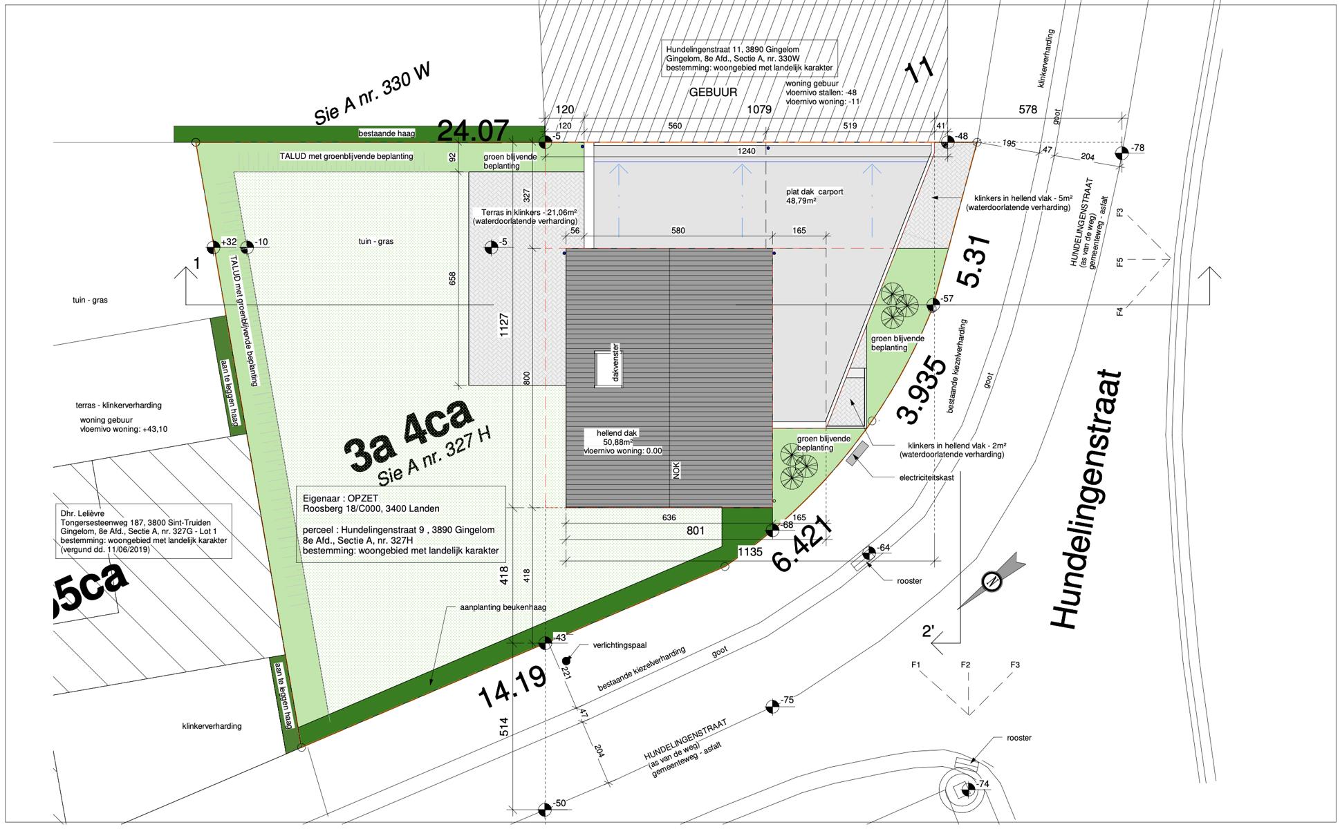 Bouwgrond voor HOB met vergunde plannen op 3a4ca - foto 2