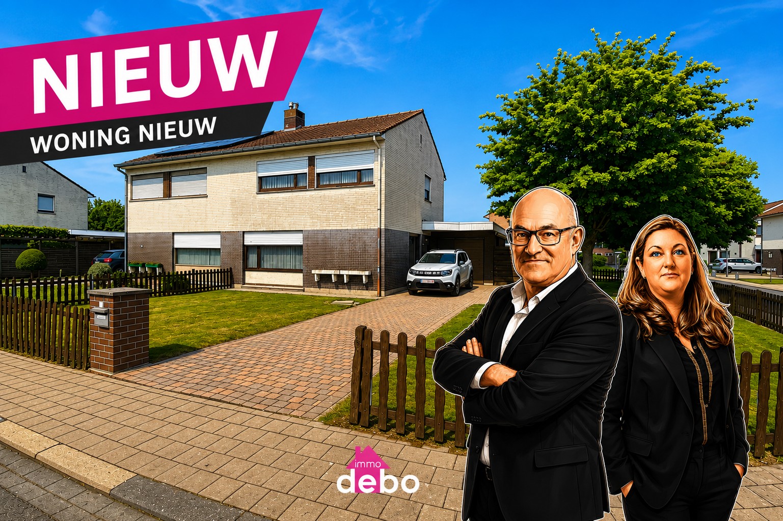 Charmante halfopen bebouwing met 3 slaapkamers, zonnige tuin en ruime garage - photo 1
