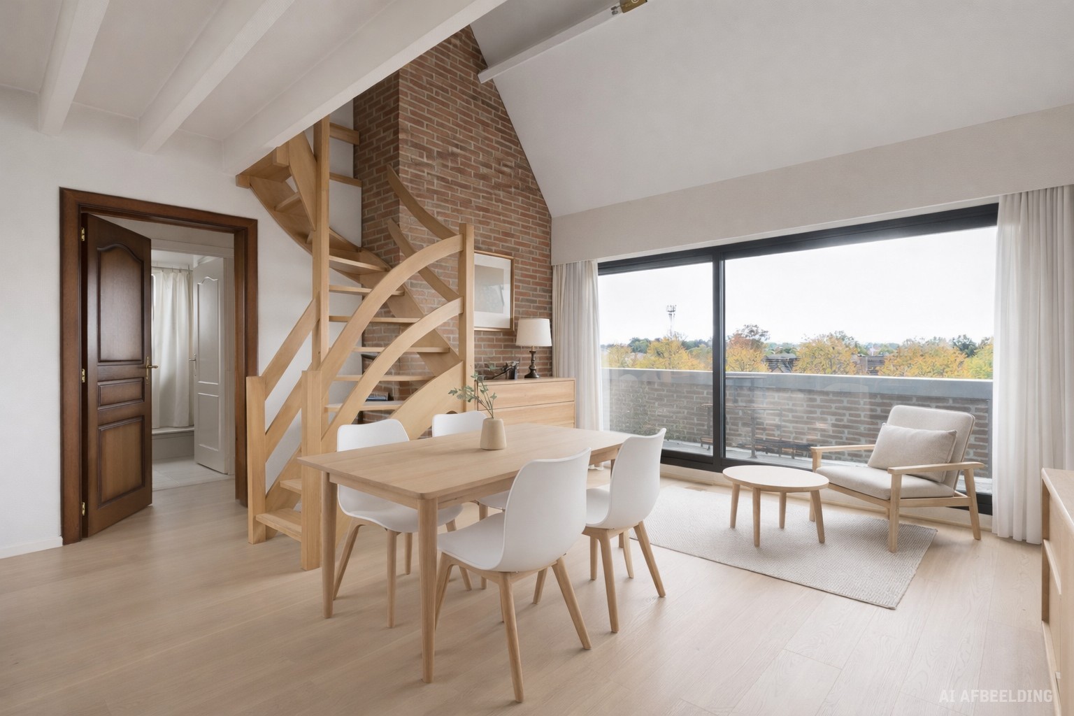 Ruime 3 slpk. duplex met waterzicht nabij centrum Brugge - foto 4