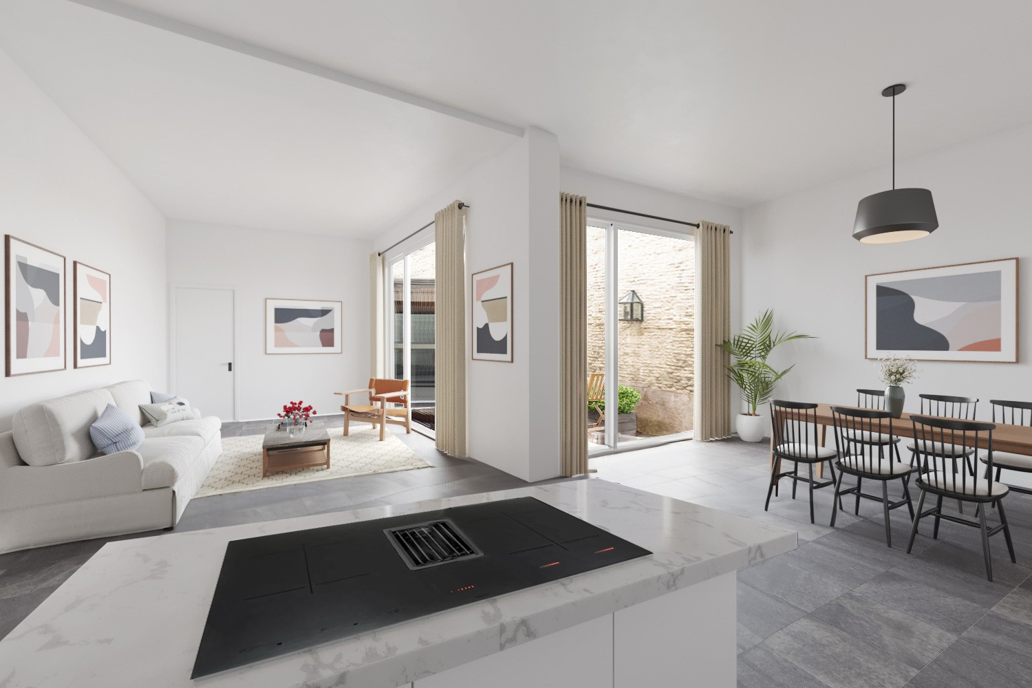 MATCHED kevin@wellimmo.net voor meer info!  Gelijkvloers appartement  101m² met buitenruimte 20m² en ruime kelder op toplocatie aan het Mechelseplein in hartje Antwerpen - foto 2