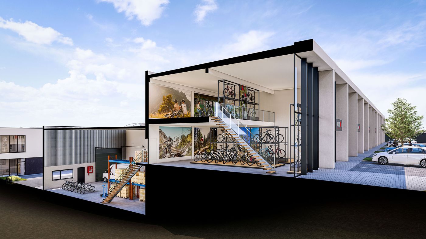 Nieuwbouw KMO-unit van 216 m² met showroom van 144 m² op amper 2,5 km van de R0 - photo 1