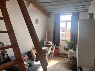 Leuke gemeubelde triplexstudio gelegen in het hartje van Leuven! De studio is gelegen op de 2de en 3de verdieping en biedt een mooi zicht op het...