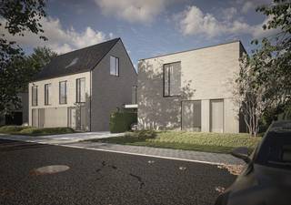 Ruime Open Bebouwing in een nieuwe Verkaveling ! <br /><br />Deze nieuwbouwwoning zal gebouwd worden op een perceel grond van 589 m²  !<br />Indeling : Inkomhal , apart toilet , woonkamer , eetplaats met open keuken , grote berging aansluitend aan de keuken .<br />Verdiep : Nachthal , 4 slaapkamers waarvan 1 met dressing   , ruime badkamer ,  apart toilet . <br /><br />Carport naast de woning voorzien . <br /><br />Deze modere woning is voorzien van Vloerverwarming  met Warmtepomp , Zonnepanelen , ventilatie , regenwaterrecuperatie  !!<br /><br />Maximum E-Peil 20 ! <br /><br />Plannen en lastenboek te downloaden op onze website .<br />Er is nog inspraak in de afwerking .<br /><br />Maak vrijblijvend een afspraak om de modelwoning te bezoeken ! <br /><br />KOOP NU EN BETAAL PAS BIJ DE OPLEVERING ! <br /> 