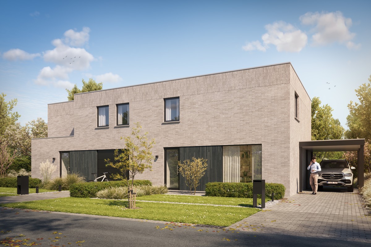 HECTAAR BOUWT 2 HALFOPEN NIEUWBOUWWONINGEN TE OOSTDUINKERKE - foto 1