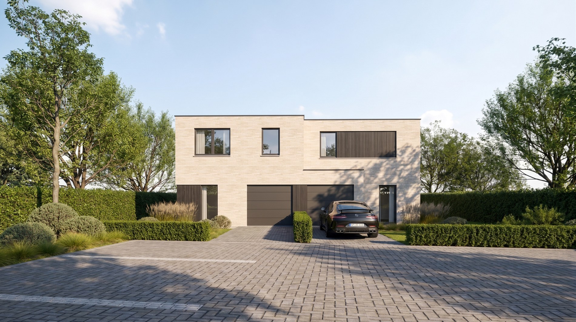 NIEUWBOUWZONDAG 25 OKTOBER 2026 VAN 10u00-12u00 & 14u00-16u00 - Nieuwe energiezuinige halfopen bebouwing op een rustige topligging in Oudenburg - foto 1