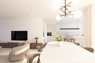 In Paal (Beringen), op een rustige en heerlijk groene locatie, verrijst in 2026 deze gloednieuwe halfopen bebouwing op een perceel van 524 m². Het ontwerp is landelijk strak, met een tijdloze architectuur die meteen rust en klasse uitstraalt. Zodra je hier aan komt rijden, voel je dat dit een plek is waar je straks thuiskomt – elke dag opnieuw.<br /><br />Met een bewoonbare oppervlakte van 212,03 m² biedt deze woning verrassend veel ruimte en een bijzonder logische indeling. Op het gelijkvloers valt meteen de helderheid op: grote ramen, veel lichtinval en een open leefruimte die zowel warm als praktisch aanvoelt. De leefkeuken met eiland staat centraal en vormt de perfecte plek om straks vrienden te ontvangen, terwijl kinderen huiswerk maken aan tafel of in de zetel spelen.<br /><br />De zithoek geeft uit op de zuidgerichte tuin, waardoor je telkens wordt beloond met natuurlijk licht en een prachtig uitzicht op je eigen groene buitenruimte. Je kunt je nu al voorstellen hoe je hier binnenkort de deuren opengooit op een zonnige zondag, terwijl de koffie geurt en de tuin langzaam ontwaakt.<br /><br />Op de eerste verdieping vind je drie mooie slaapkamers van 17,62 m², 11,50 m² en 10,26 m². De kamers zijn stuk voor stuk praktisch ingedeeld, ideaal voor een master bedroom, kinderkamers of zelfs een thuiskantoor. De badkamer – stijlvol, ruim en modern – biedt alle comfort met dubbele wastafel, bad, douche en voldoende opbergmogelijkheden.<br /><br />Daarnaast is er nog een enorme troef: de zolder van 53,27 m², volledig bereikbaar via een vaste trap. Deze ruimte kan later perfect dienen als hobbyruimte, extra slaapkamer, fitness, studio of simpelweg als overvloedige bergruimte. Het is een plek met toekomst – letterlijk en figuurlijk.<br /><br />De zuidelijke oriëntatie van het perceel maakt het geheel nog aantrekkelijker. Je geniet hier de hele dag door van zon, wat ideaal is voor liefhebbers van buitenleven, moestuinieren of gewoon ontspannen op een warm terras. Dankzij het open glooiende landschap rondom met paardenweiden en bossen, behoudt de omgeving altijd dat landelijke, open en rustige karakter.<br /><br />Toch woon je bijzonder centraal. De autosnelweg ligt op slechts 2,7 km, scholen op 1,5 km, en openbaar vervoer zelfs op amper 40 meter van de woning. Ook winkels (1,6 km), restaurants (1,3 km) en ontspanningsmogelijkheden (2 km) bevinden zich binnen handbereik – de perfecte mix tussen rust en bereikbaarheid.<br /><br />Voor wie graag buiten leeft, ligt het echte plezier vlakbij: de Paalse Plas, de golfclub, én diverse fiets- en wandelroutes. Op vrije dagen stap je hier zo je voordeur uit voor een frisse ochtendwandeling, een middagje watersport of een ronde golf. Het is een omgeving die uitnodigt om te genieten.<br /><br />Deze woning is volledig nieuw en wordt gebouwd volgens de huidige normen van energiezuinig en comfortabel wonen. Je woont hier niet alleen mooi, maar ook slim en duurzaam. En terwijl jij nu al nadenkt over interieur, kleuren en mogelijkheden, wordt hier binnenkort het kader gecreëerd waarin jouw toekomst vorm krijgt.<br /><br />Bovendien biedt deze woning een fiscaal voordeel: de grondwaarde bedraagt € 168 000 (12% registratierechten), terwijl de constructiewaarde van € 392 000 onder het 21% btw-tarief valt.<br /><br />Lot 2 uit dit project biedt een unieke kans om landelijk, modern en comfortabel te wonen op een uitstekende locatie. Een thuis waar je elke dag opnieuw met plezier binnenstapt. Een plek waar je toekomst vorm krijgt, waar herinneringen groeien en waar rust en ruimte de toon zetten. Hier bouw je niet alleen een huis – hier bouw je je leven. Voor meer informatie, bel 011 255 155. Bron bewoonbare oppervlakte: EPC – verslag.