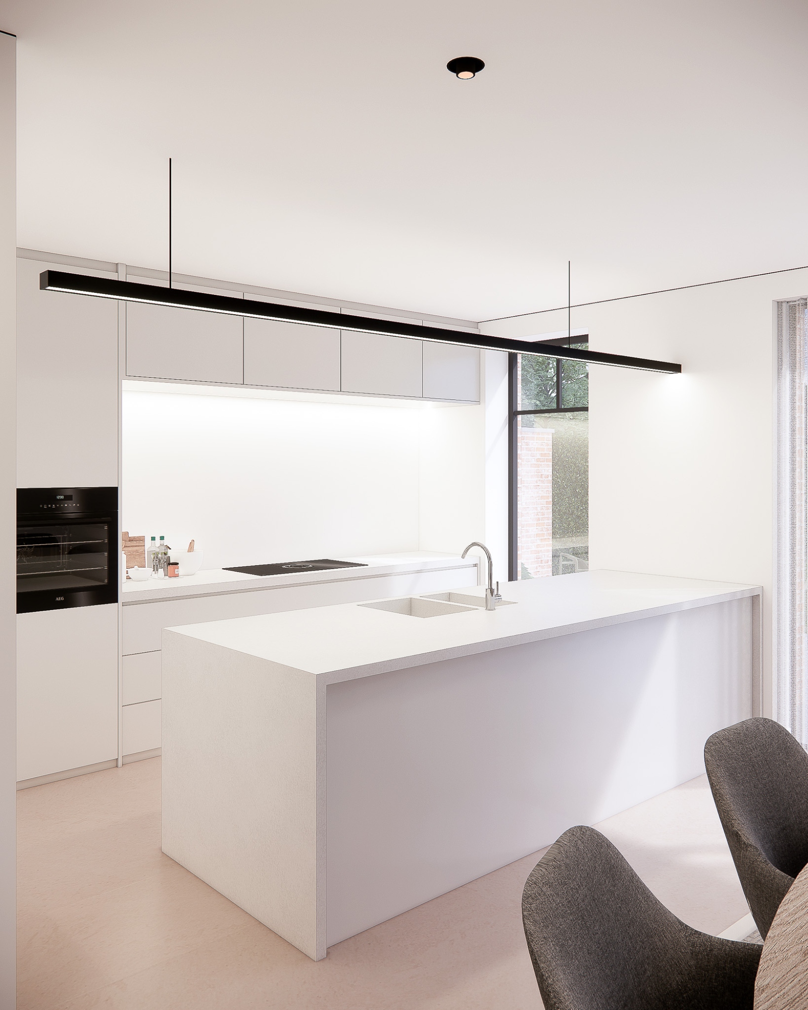 BEN-woning: Volledig en kwaliteitsvol afgewerkte nieuwbouwwoning in hedendaagse Pastorijstijl - met Zuidgerichte tuin in landelijke omgeving te Beernem - foto 5