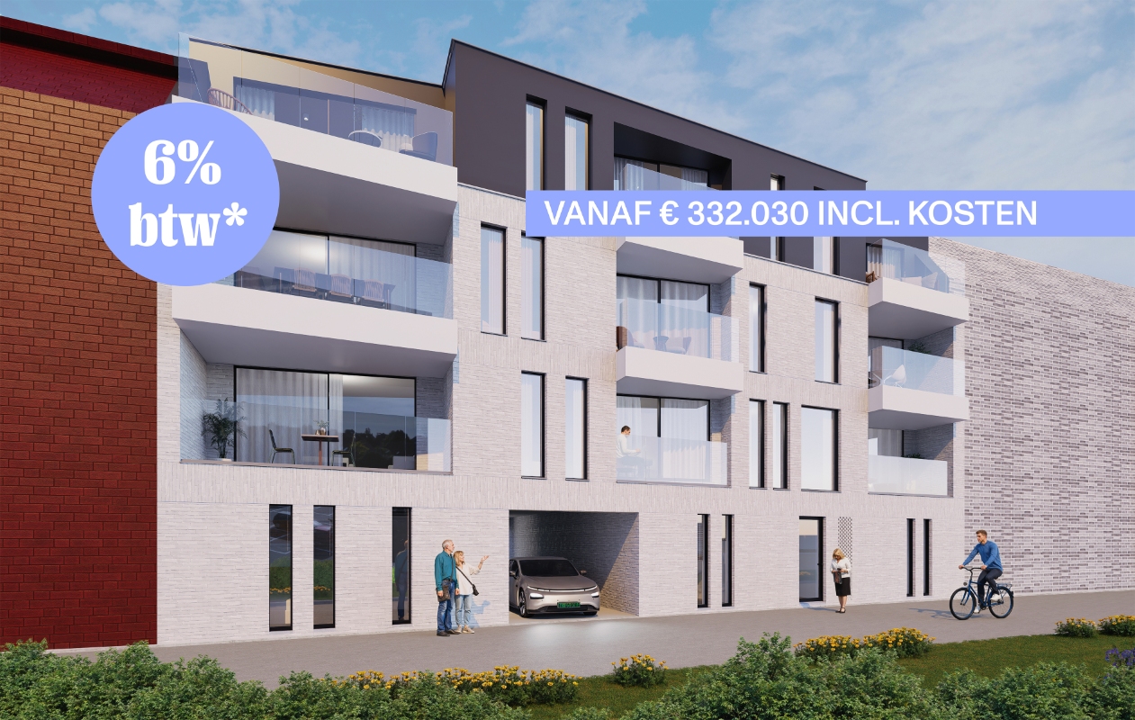 Comfortabel appartement met 2 slaapkamers te koop in moderne appartementencomplex te Zottegem - photo 1