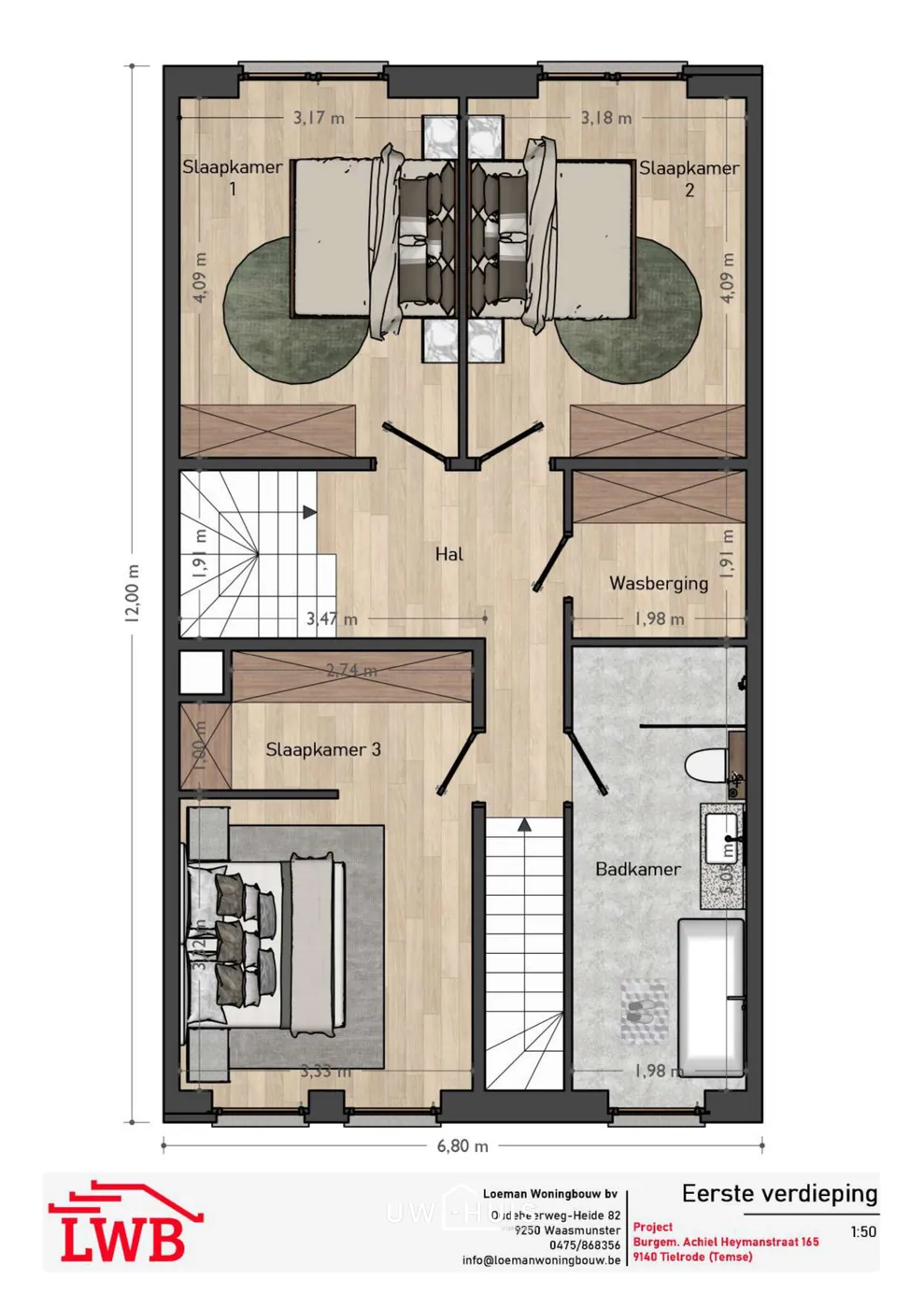 NIEUWBOUWPROJECT IN HARTJE TIELRODE MET E PEIL MAX 30 - foto 4