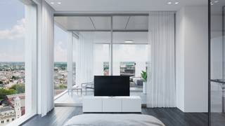 Eén van de iconische gebouwen die de skyline van Antwerpen vormen.Wonen in het centrum van de Stad, aan het vernieuwde operaplein, op de kroon van de...