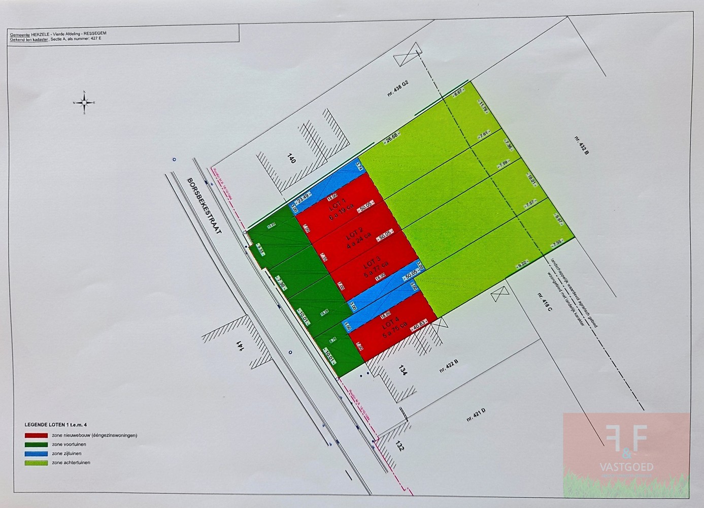 Bouwgrond voor halfopen bebouwing te Herzele (Ressegem) - foto 4