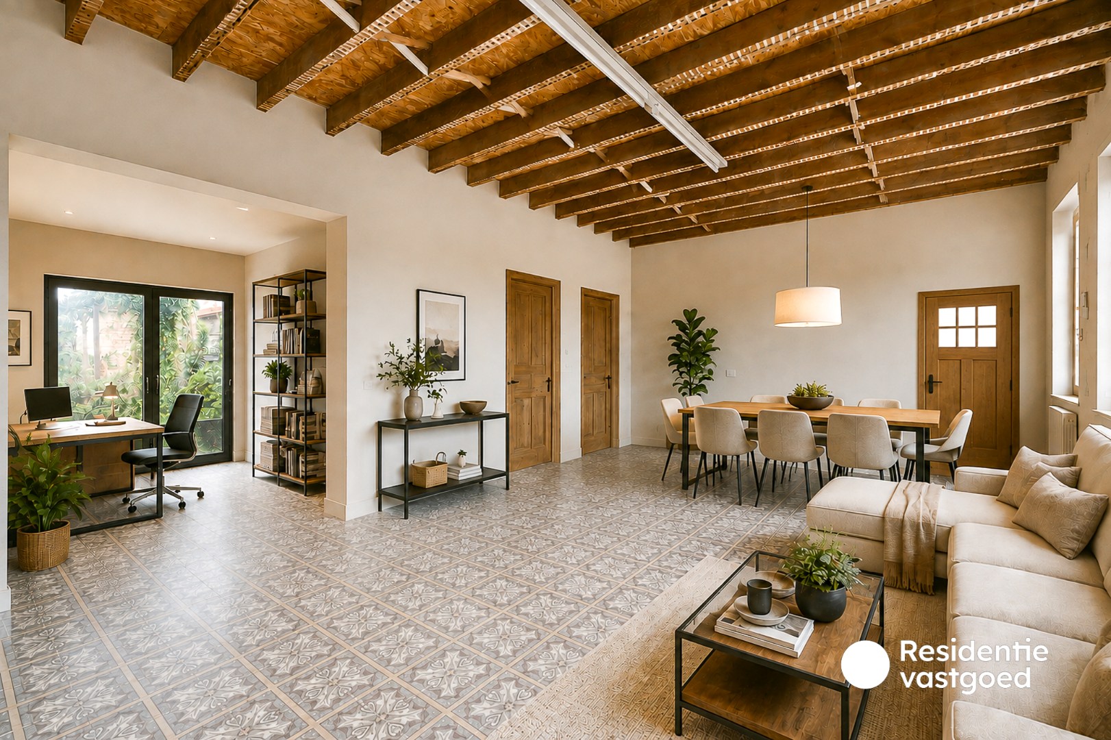 Ruime woning met uitzonderlijk veel mogelijkheden en prachtig zicht vanuit de tuin - foto 4