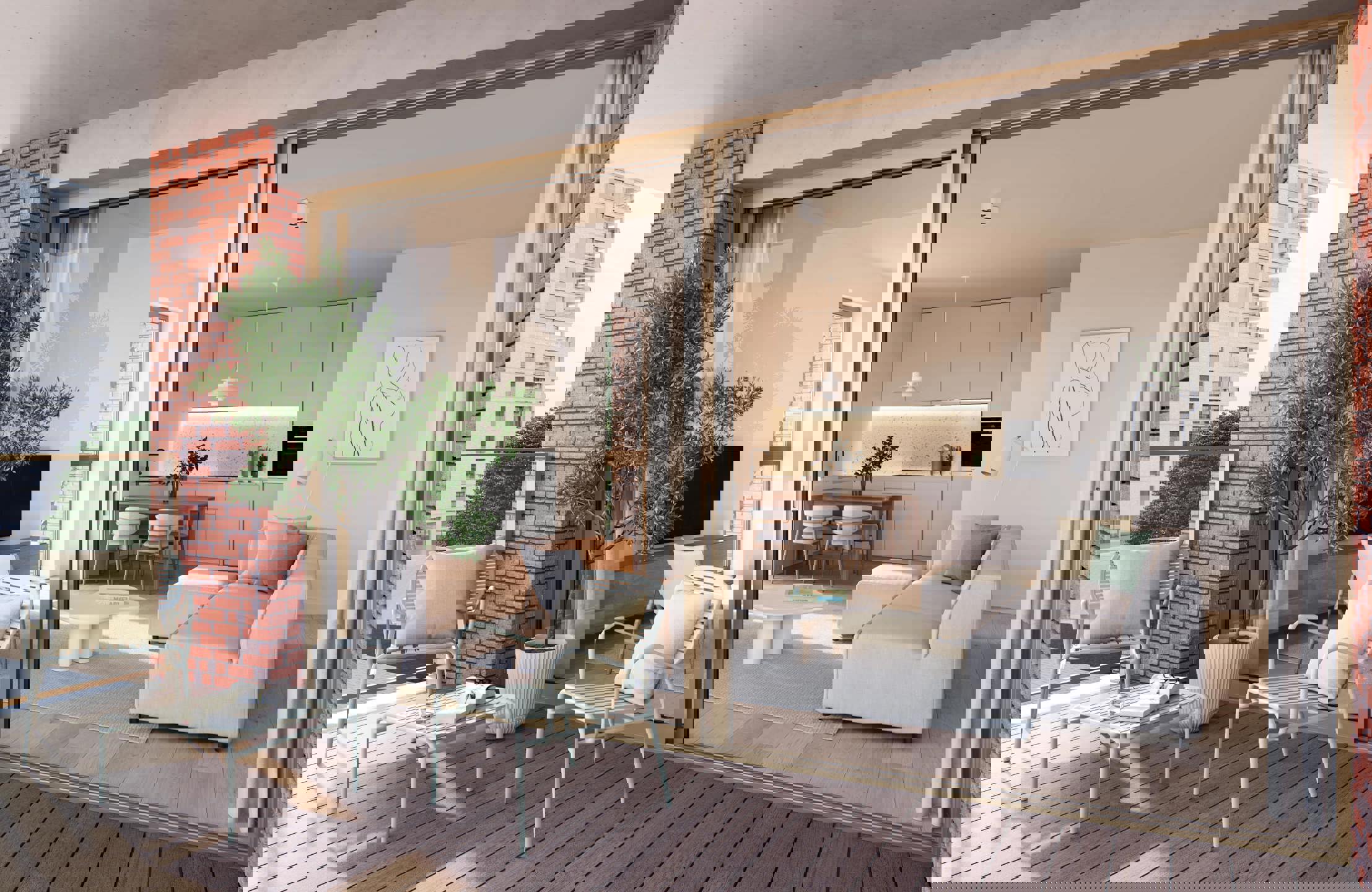 Hoekappartement met twee slaapkamers op de Oosteroever - foto 1