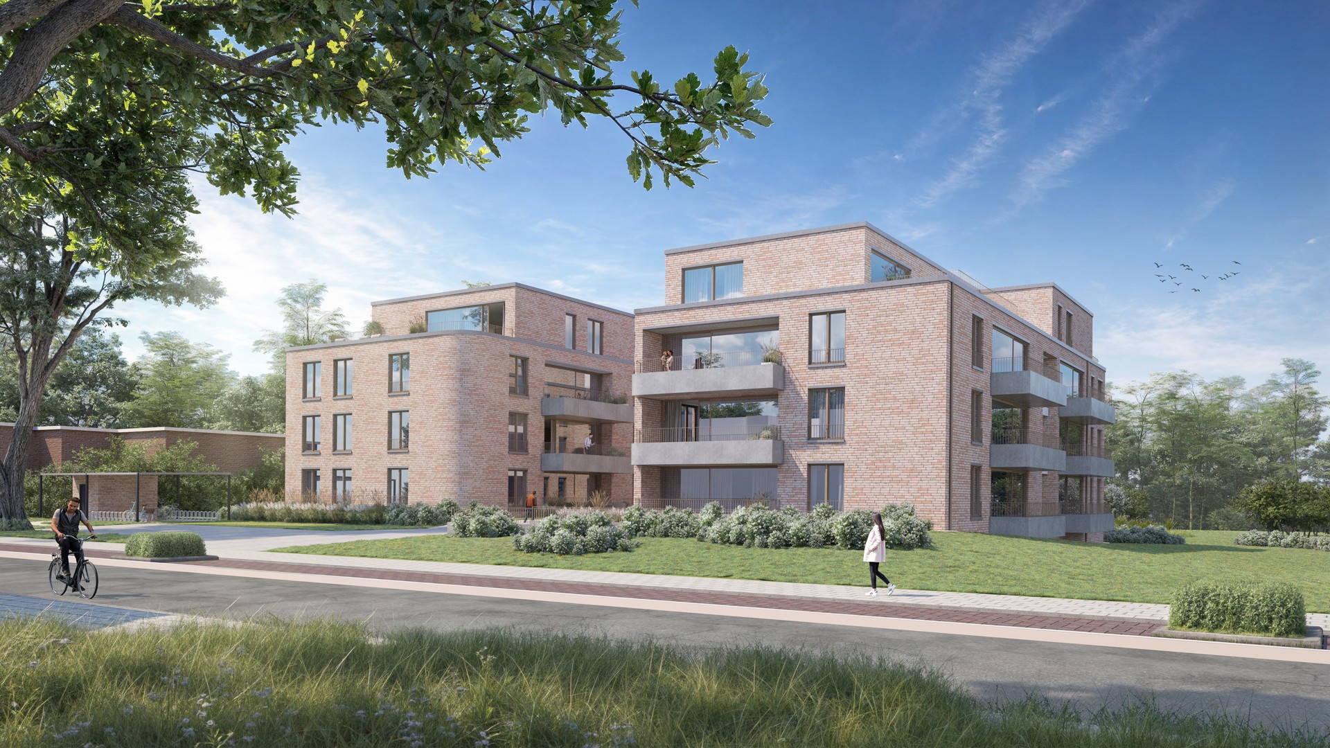 Lichtrijk 2-slpk BEN-appartement met terras in groene woonomgeving, Zichem - foto 4