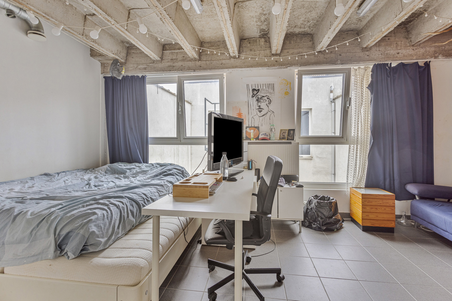 Trendy studentenkamer vlak aan het station van Mechelen! - foto 3