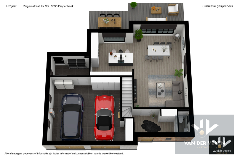 HOOGWAARDIG AFGEWERKTE, RUIME NIEUWBOUWWONING (OPEN BEBOUWING!) MET 4 SLAAPKAMERS OP PERCEEL VAN 6 AREN 67 CENTIAREN! - DE ALLERLAATSTE WONING IN DIT MOOIE PROJECT! - foto 5
