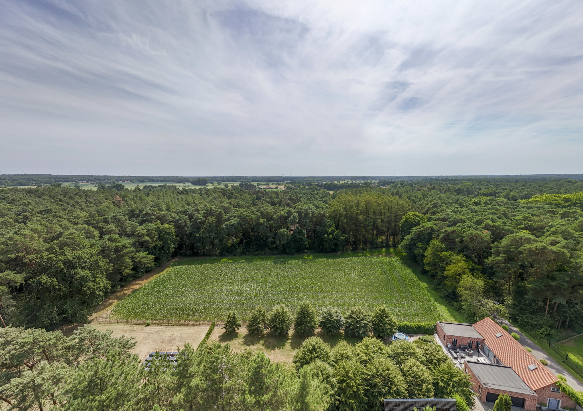 Bouwland van ca. 7995m² op grens met Vorselaar