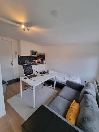 <p>Op de Naamsesteenweg in Heverlee op wandel- en fietsafstand van zowel Heverlee als Leuven centrum , bieden we met veel plezier deze studio aan! Deze gelijkvloerse studio is volledig bemeubeld en beschikt over een open leef/slaap ruimte met ingerichte keuken, eigen badkamer en terras. Het gebouw ligt in de tweede bouwlijn van de Naamsesteenweg waardoor het er erg rustig is maar je toch alle faciliteiten ( winkels, sportcentra, ..) in de nabijheid hebt. Deze residentie is afhankelijk van de KUL, hierdoor kunnen enkel personen huren die een link hebben met de KUL ( student, personeel, doctoraatstudent, researcher, ... ) <br /> <br />Meer informatie of een bezoek ter plaatse? 0478 570 999 of sally@connect-immo.be <br /> <br />Huurprijs: 800€ + 95€ gemeenschappelijk kosten (provisie verwarming, water, elektriciteit inclusief)<br />Beschikbaar vanaf 1 augustus<br />EPC: 171 kWh/m² - UC 1869705</p>