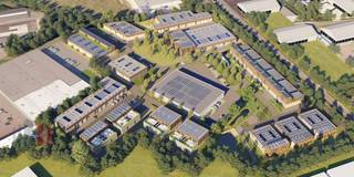 Nieuwbouw KMO-unit van 180 m² met woning van 237 m² en 2 privatieve parkeerplaats te koop, de unit maakt deel uit van...