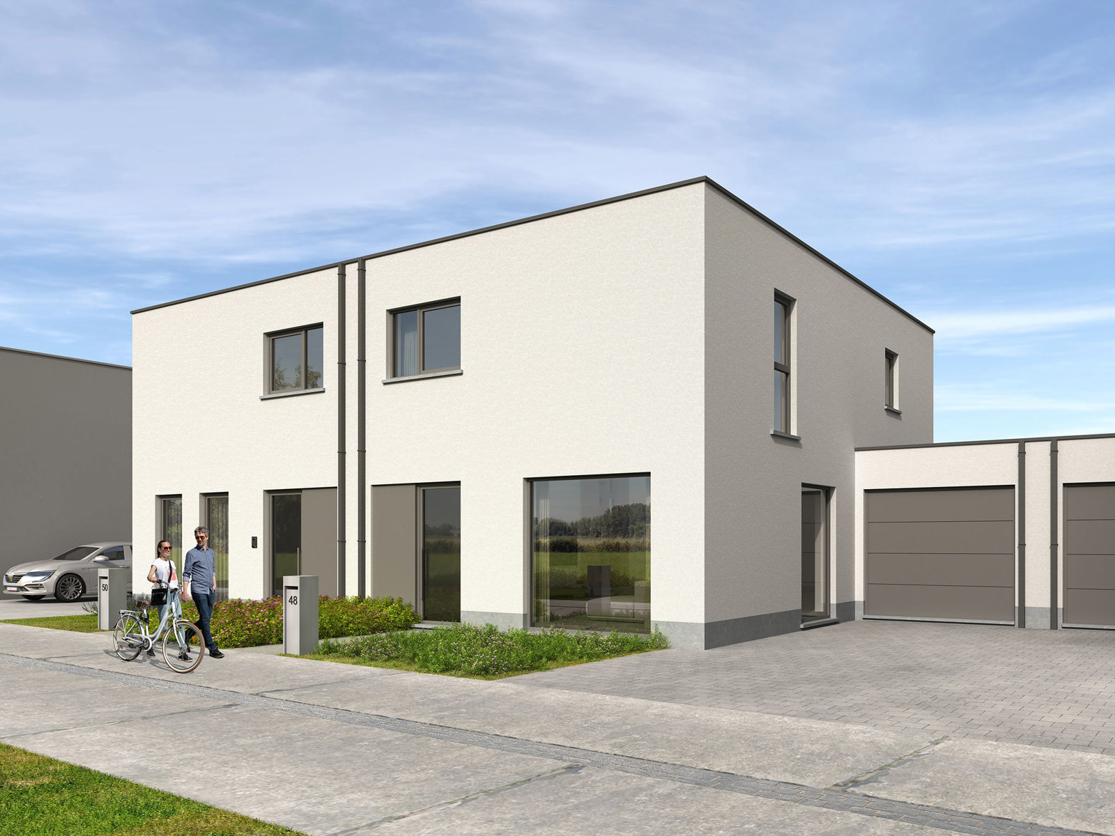 Nieuwbouwwoningen te koop te Astene, Beekstraat - foto 1