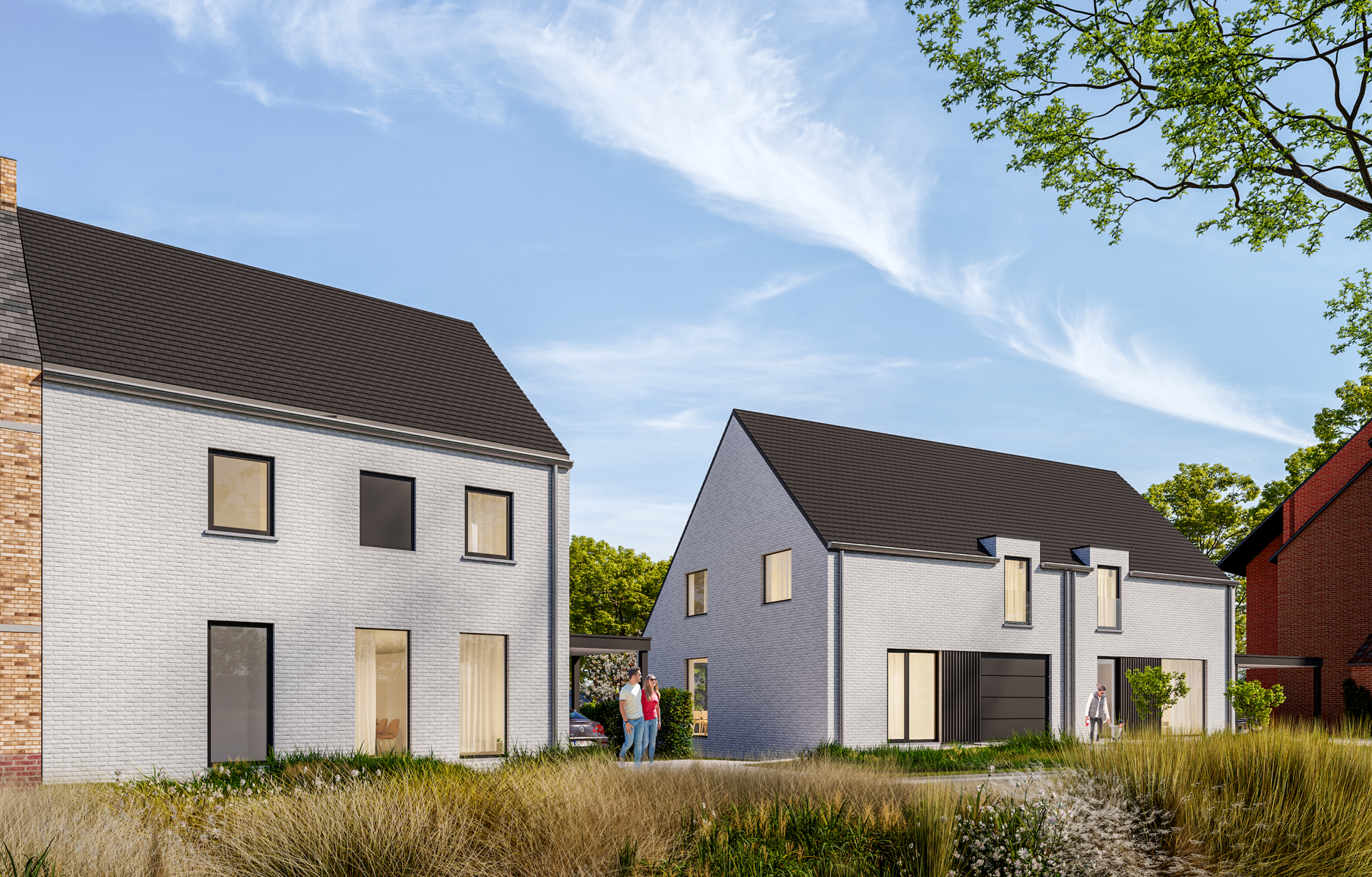 Halfopen nieuwbouwwoning met tuin en carport - foto 5