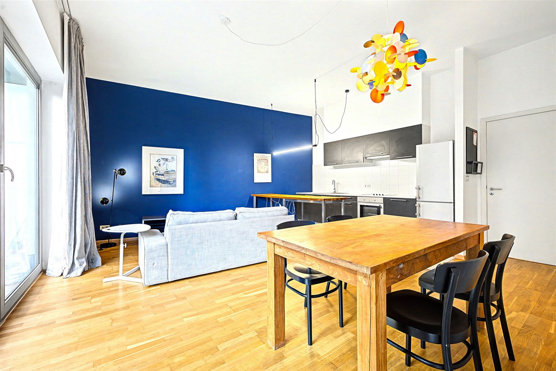 Appartement te huur in Brussel met 1 slaapkamer - foto 4