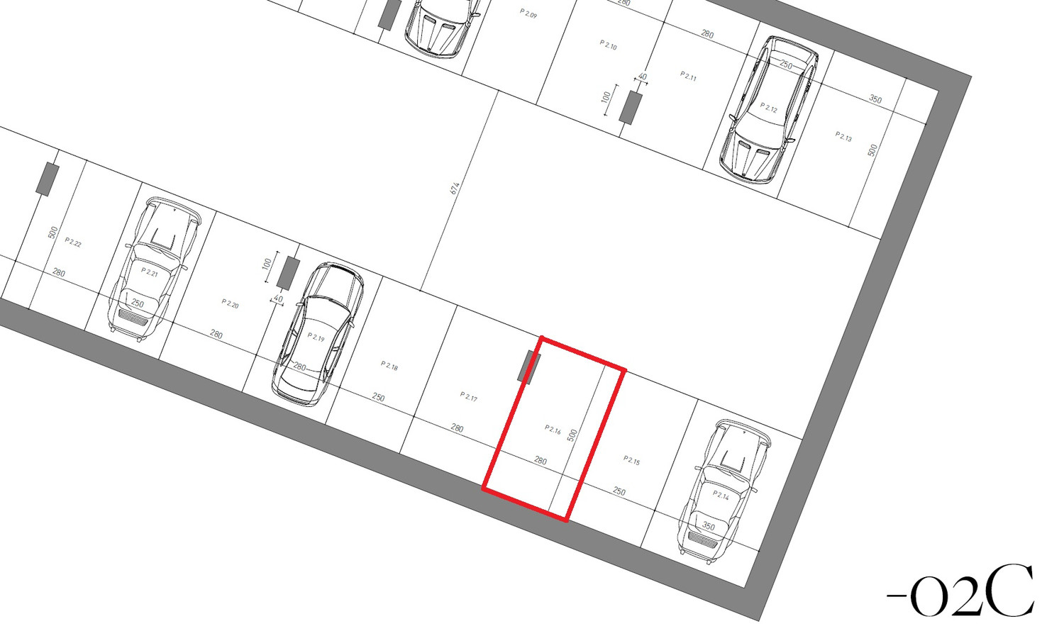 Autostaanplaats te huur in de residentie Heldentoren - foto 2