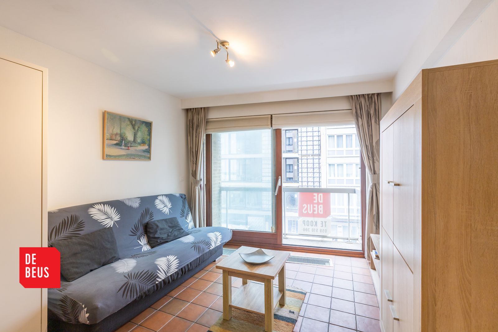 Lichtrijke studio met lateraal zeezicht in Historisch centrum - foto 1