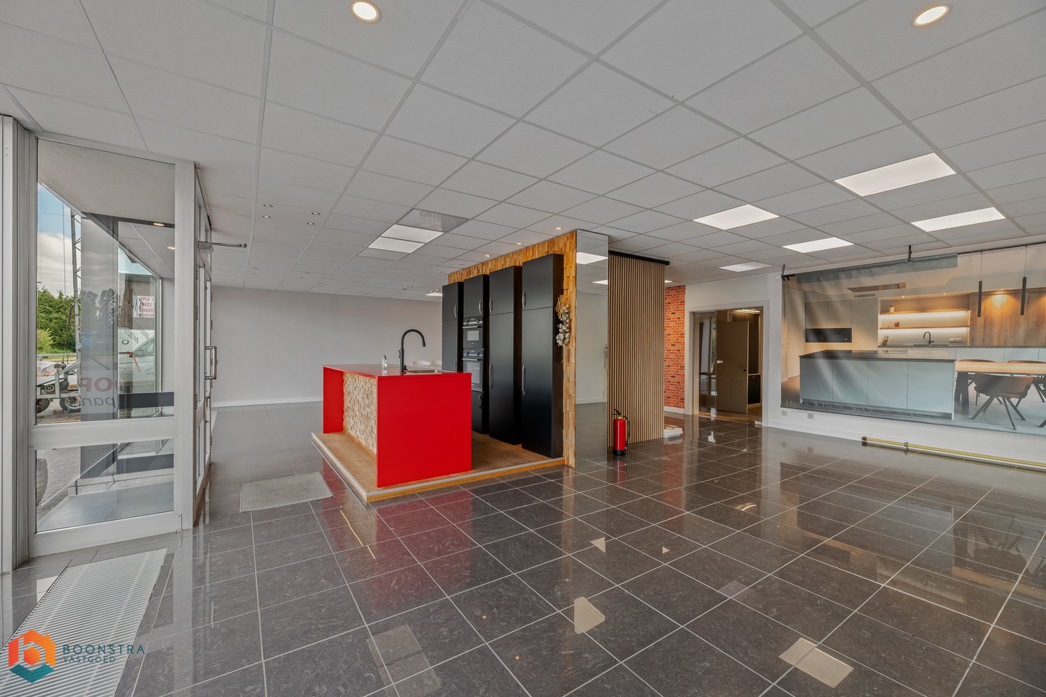 Handelsgelijkvloers met garage &amp; woonst op toplocatie - foto 3