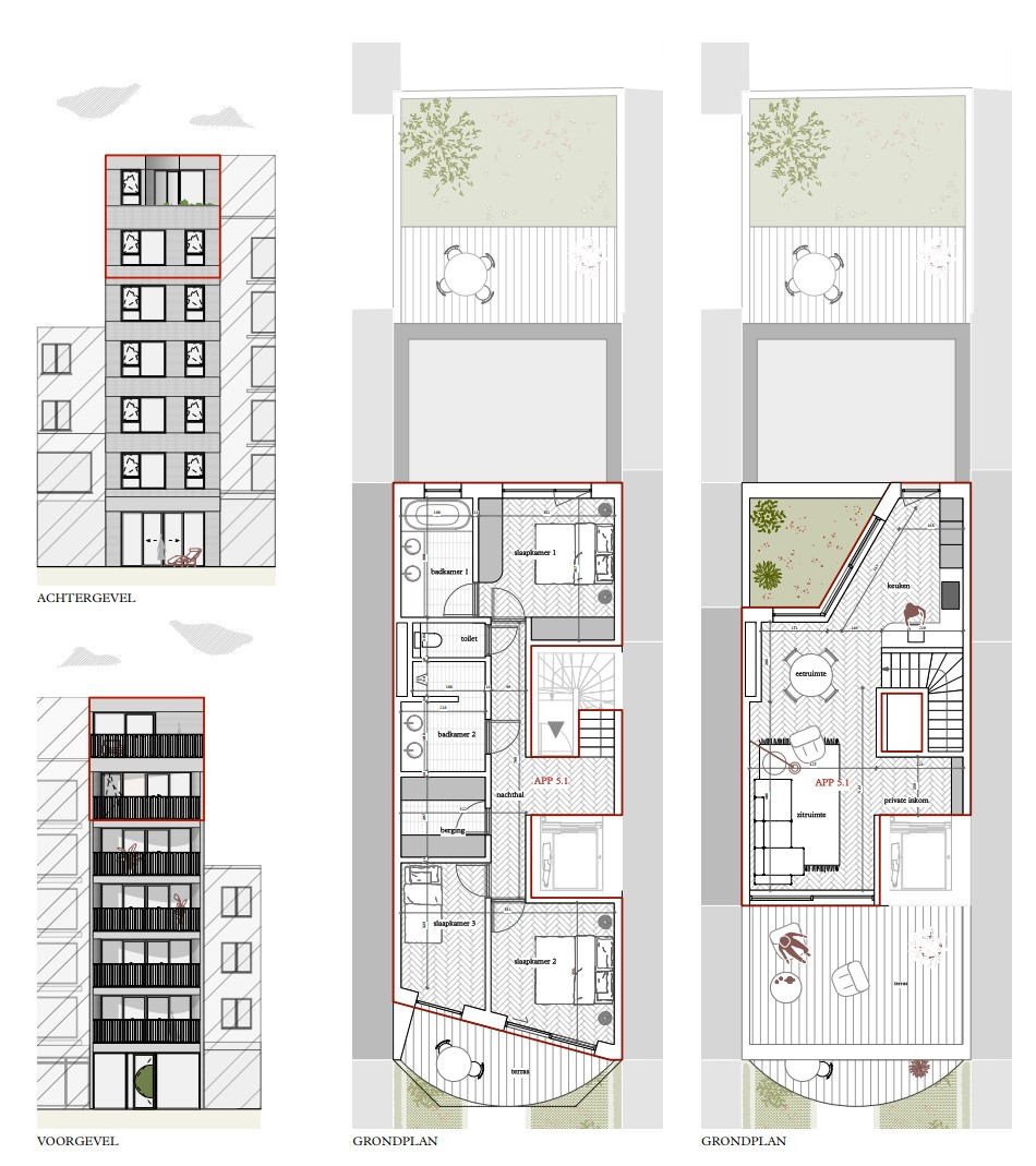 Nieuwbouw duplex 2-3 slaapkamers te Koksijde-Bad - foto 2