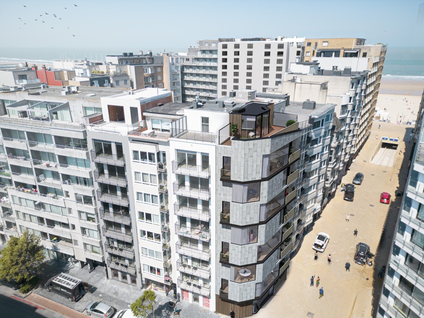 Kleinschalig nieuwbouwproject met zeezicht te Oostende - foto 2