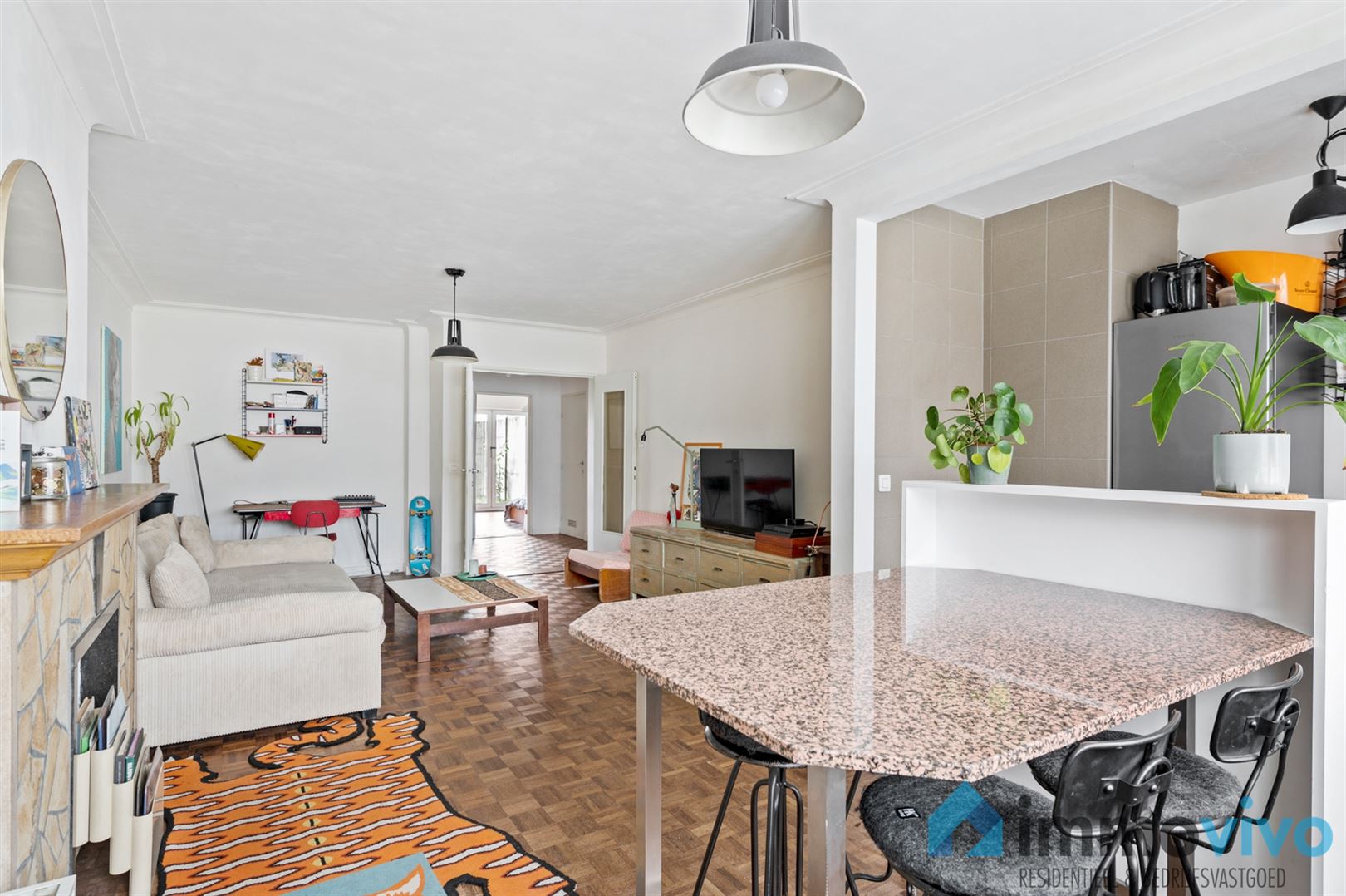 Gelijkvloers appartement met tuin - foto 4