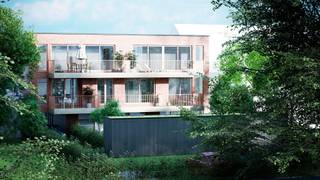 6% BTW mogelijk ! Energiezuinig nieuwbouwappartement in Residentie Veldpoot op wandelafstand van het winkelcentrum van Brasschaat en op wandelafstand van het Peerdsbos en het park. Het appartement is gelegen op de eerste verdieping van de residentie en geniet van een gunstig georiënteerd terras.  E-peil 20.  Afwerking overeenkomstig het lastenboek en naar eigen keuze. Plan en lastenboek beschikbaar op aanvraag. <br /><br />Indeling van het appartement:<br /><br />Via de inkomhal met afzonderlijk gastentoilet, betreed je het appartement.<br />Aan de voorzijde bevinden zich de drie slaapkamers. Naast de hoofdslaapkamer bevindt zich de eerste ingerichte badkamer, de tweede ingerichte badkamer bevindt zich naar de 2 andere slaapkamers. Technische berging met warmtepomp en aansluitingen.  De ruime living is gelegen aan de achterzijde en geeft uit op het terras via grote schuiframen. Open ingerichte keuken. Het terras geniet van een oppervlakte van +/- 9 m² met een gunstige zonoriëntatie.<br /><br />Mogelijkheid tot aankoop van fietsenberging, kelderberging en bovengrondse autostaanplaats. <br /><br />Voormelde prijzen zijn exclusief registratie op de grondwaarde, BTW op de bouwwaarde en notariskosten.<br /><br /><br /><br /><br /> 
