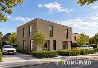 Modern wonen, energiezuinigheid en een hoogwaardige afwerking komen samen in deze halfopen nieuwbouwwoning in Oud-Termien. De woning maakt deel uit van een kleinschalig nieuwbouwproject bestaande uit twee halfopen woningen en bevindt zich momenteel in de afwerkingsfase. Bij de realisatie wordt bijzondere aandacht besteed aan duurzame materialen, hedendaagse technieken en optimaal wooncomfort.<br />Met een bruto bewoonbare oppervlakte van circa 140 m², drie slaapkamers, een perceel van 326 m² en een aangename zuidwestgerichte tuin biedt deze woning een mooie balans tussen ruimte, comfort en energiezuinig wonen. Een toekomstgerichte thuis op een rustige én strategische locatie in Genk.<br /><br /><strong>Indeling</strong><br />Via de inkomhal betreden we de woning en bereiken we de lichtrijke leefruimte. De open keuken met eethoek sluit naadloos aan op de woonkamer en vormt het centrale hart van de woning. Grote raampartijen zorgen voor een aangename natuurlijke lichtinval en versterken de verbinding met de achterliggende tuin.<br />Aansluitend aan de keuken bevindt zich een praktische berging, ideaal voor extra voorraad- en opslagruimte.<br /><br />Via de trappenhal bereiken we de verdieping, waar zich drie slaapkamers, de badkamer en een afzonderlijk toilet bevinden. De woning beschikt over een bruto bewoonbare oppervlakte van circa 140 m² en werd ontworpen met aandacht voor een praktische indeling en optimaal ruimtegebruik.<br /><br />Buiten beschikt de woning over een eigen oprit met parkeergelegenheid en een zuidwestgerichte achtertuin. Dankzij deze gunstige oriëntatie geniet u gedurende een groot deel van de dag en avond van de zon.<br /><br /><strong>Technische informatie</strong><br />Bij de realisatie van deze nieuwbouwwoning ligt de nadruk op energiezuinigheid, duurzaamheid en kwalitatief wooncomfort. De woning wordt hoogwaardig afgewerkt met duurzame materialen en voorzien van moderne technieken die bijdragen aan een laag energieverbruik.<br />De verwarming gebeurt via een energiezuinige warmtepomp in combinatie met vloerverwarming, wat zorgt voor een aangename en gelijkmatige warmteverdeling. Daarnaast wordt de woning voorzien van zonnepanelen, waarmee verder wordt ingezet op hernieuwbare energie en een laag energieverbruik. Ook is er reeds een aansluiting voor een laadpaal voorzien. De aluminium ramen met hoogrendementsbeglazing combineren een moderne uitstraling met uitstekende isolerende eigenschappen. Samen met de doorgedreven isolatie, zonnepanelen en energiezuinige technieken resulteert dit in een duurzame en toekomstgerichte nieuwbouwwoning met sterke energetische prestaties. E-peil E26.<br /><br /><strong>Buurtinformatie</strong><br />De woning bevindt zich in Oud-Termien, een rustige, groene en kindvriendelijke woonomgeving die tegelijk bijzonder strategisch gelegen is, op een boogscheutje van Genk-Centrum. Met De Maten en Bokrijk vlakbij liggen enkele van de mooiste natuur- en recreatiegebieden van de regio binnen handbereik. Ideaal voor wie graag wandelt, fietst of gewoon wil genieten van het groen. Tegelijkertijd bevinden scholen, winkels, supermarkten, openbaar vervoer en andere dagelijkse voorzieningen zich op korte afstand.<br /><br />Via de nabijgelegen Hasseltweg bereikt u vlot het uitgebreide commerciële aanbod in de omgeving. De Westerring zorgt bovendien voor een uitstekende verbinding richting Genk, Hasselt, Diepenbeek, Bilzen en Zutendaal, evenals naar de E314 en E313.<br /><br />Hier combineert u rustig en groen wonen met energiezuinige nieuwbouw, hedendaags comfort en een uitstekende bereikbaarheid.<br /><br />Ook de naastgelegen nieuwbouwwoning wordt te koop aangeboden. Informeer gerust bij ons kantoor naar de mogelijkheden.<br /><br />Deze hoogwaardige nieuwbouwwoning wordt aangeboden aan een verkoopprijs van € 465.000 exclusief btw.<br />Bij toepassing van 21% btw bedraagt de verkoopprijs € 562.650 inclusief btw.<br /><br />Bent u op zoek naar een duurzame en hoogwaardige nieuwbouwwoning met 3 slaapkamers en een zuidwestgerichte tuin op een strategische locatie? Contacteer ons via 089 69 30 01 of info@consimmo.be voor meer informatie of een bezoek ter plaatse. 