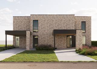 Tien moderne halfopen woningen met beige, bruine of grijze baksteen, uitgebreide terrassen – sommigen met patio’s – en grote ramen die zorgen voor een open, licht interieur. Keuzevrijheid in uitvoering; compact én luxe wonen met stijl.<br /><br />Elke woning krijgt een eigen identiteit dankzij een gevarieerd palet van beige, bruine of grijze gevelstenen. Grote raampartijen zorgen voor een overvloed aan daglicht, terwijl enkele woningen ook een patio hebben – ideaal voor een intieme buitenplek met veel privacy. De slimme, compacte indeling laat geen ruimte onbenut en dankzij de keuzevrijheid in afwerking maak je van deze woning echt jouw plek. Perfect voor wie stijlvol en comfortabel wil wonen. Zonder overbodige ruimte, maar met maximaal gemak.<br /><br />Deze woningen hebben 3 slaapkamers. Sommigen beschikken over een inpandige garage, bij anderen is er een carport voorzien.