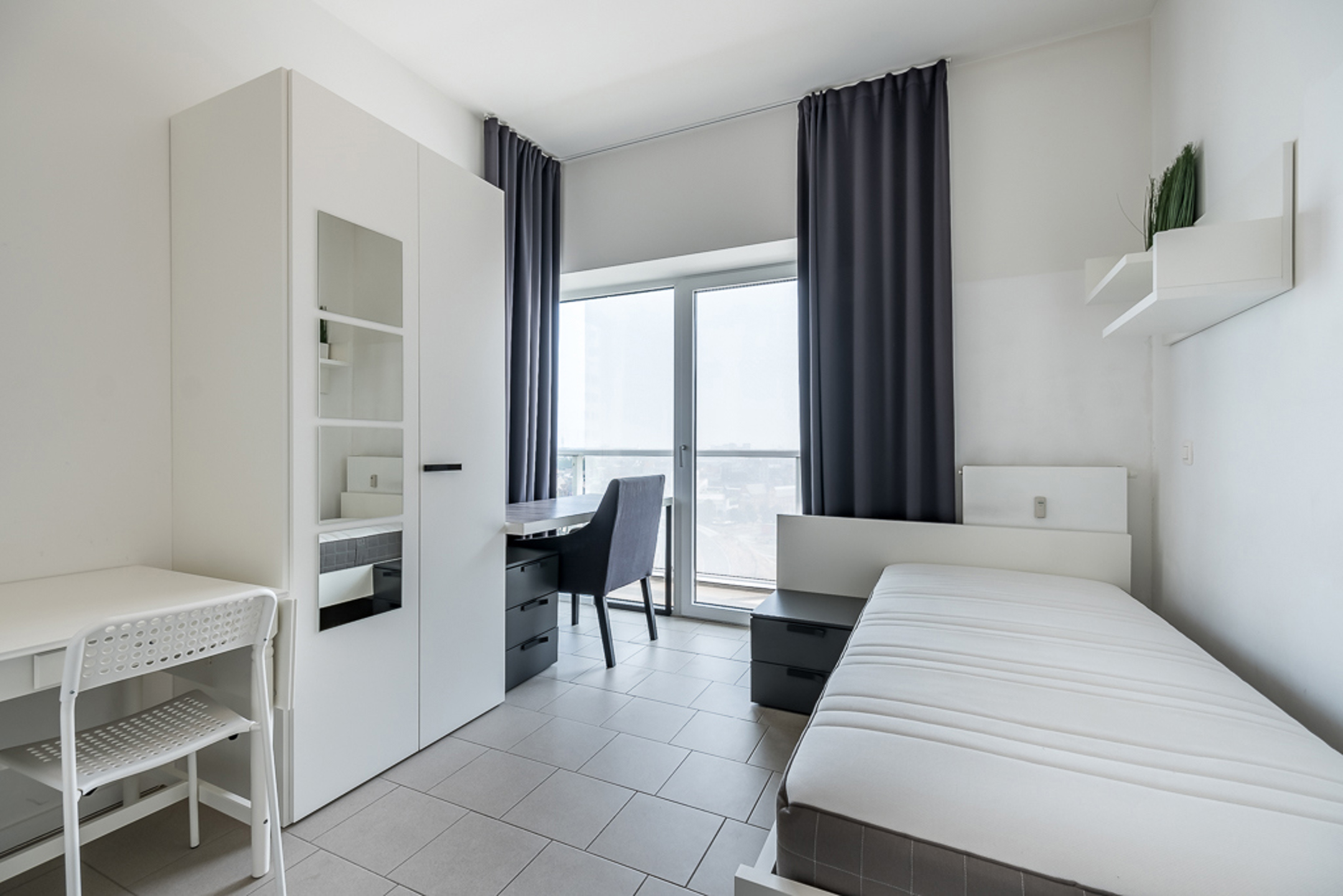 Studentenkamer met ruim terras - foto 2