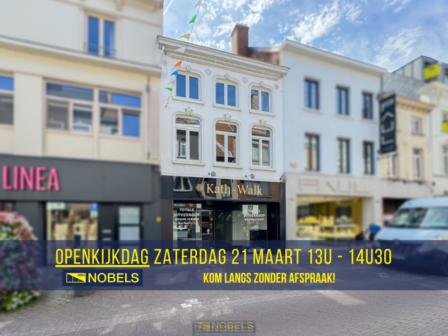 Te koop, multifunctioneel handelspand met ruime woonst in stadskern van Zottegem - foto 1