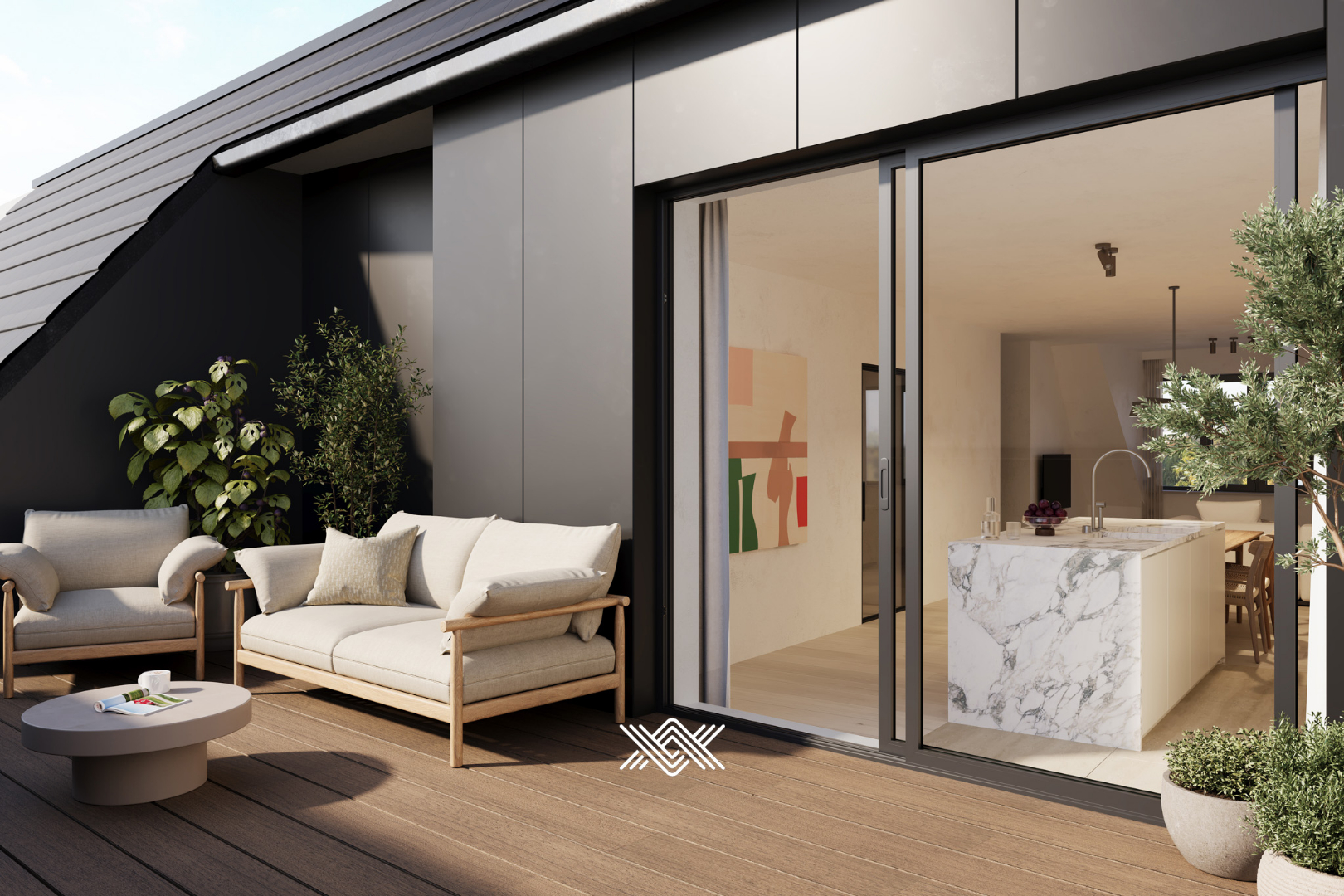 Penthouse met drie slaapkamers op de vierde verdieping - foto 2