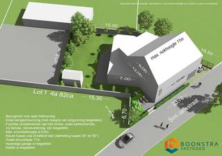 Op een uitstekende locatie te Rijmenam bevindt zich deze bouwgrond voor open bebouwing op een perceel van 482m². U geniet hier van een rustige en groene ligging in de nabijheid van winkels, scholen en het openbaar vervoer. <br /><br />Deze bouwgrond biedt tal van stedenbouwkundige mogelijkheden. De render geeft een weergave van een mogelijke woning volgens de geldende bouwvoorschriften conform de verkaveling.<br /><br /><u>Bouwvoorschriften</u>:<br />- Bouwgrond voor open bebouwing<br />- Enkel eengezinswoning (met inbegrip van zorgwoning toegelaten)<br />- Functies complementair aan het wonen, zoals kantoorfunctie, vrij beroep, dienstverlening, zijn toegelaten<br />- Max. kroonlijsthoogte is 6,5m,<br />- Keuze tussen plat of hellend dak (dakhelling tussen 35° en 50°)<br />- Totale bouwdiepte 17m<br />- Inpandige garage is toegelaten<br />- Kelder is toegelaten<br /><br />Contacteer ons voor meer informatie op 0472 82 80 66 of via info@boonstravastgoed.be <br /><br />Bijzonderheden : <br />- Perceel = 482m²<br />- Open bebouwing<br />- Uitstekende ligging