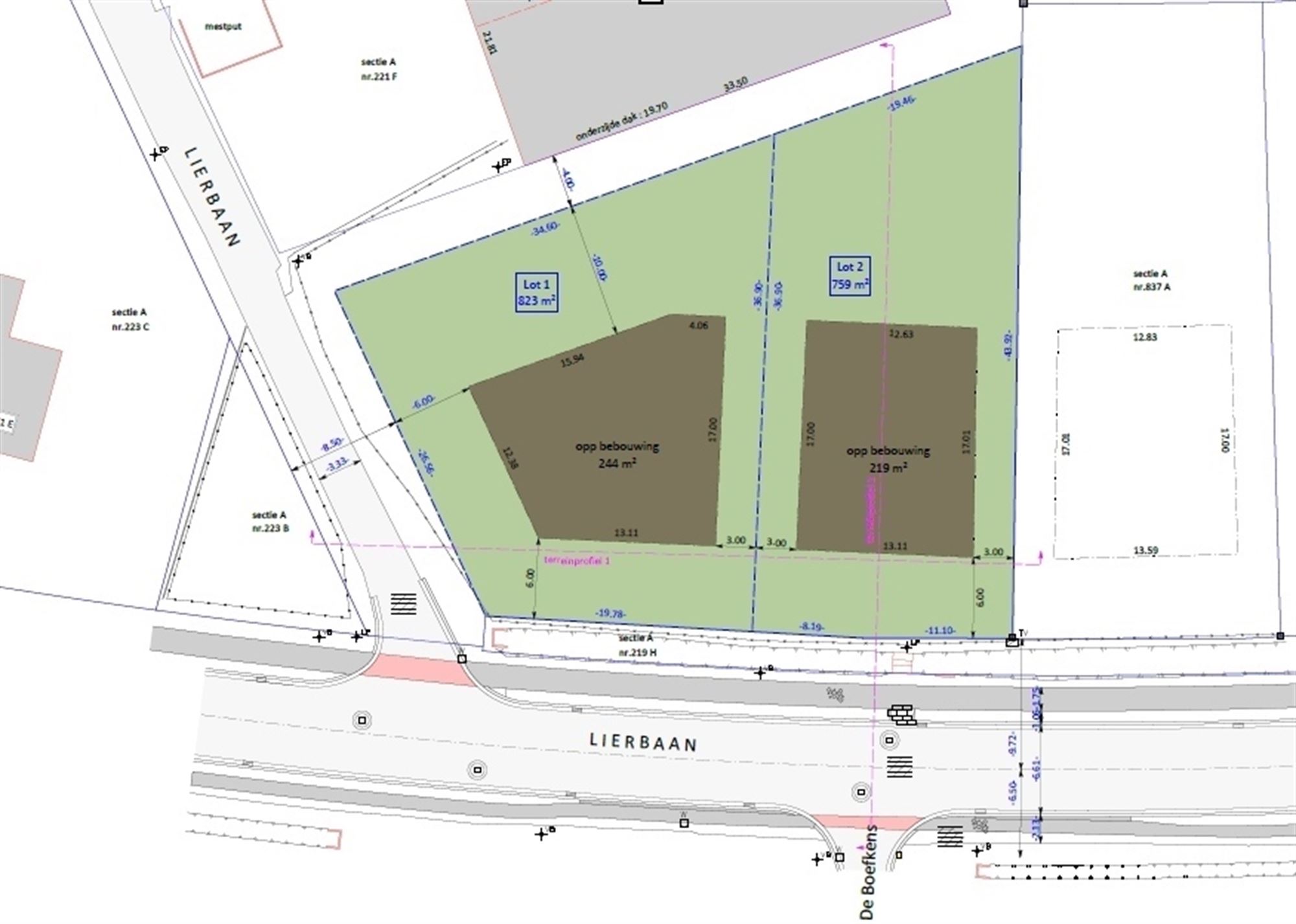 Bouwgrond voor OB met opp. 823 m² te Putte - foto 4