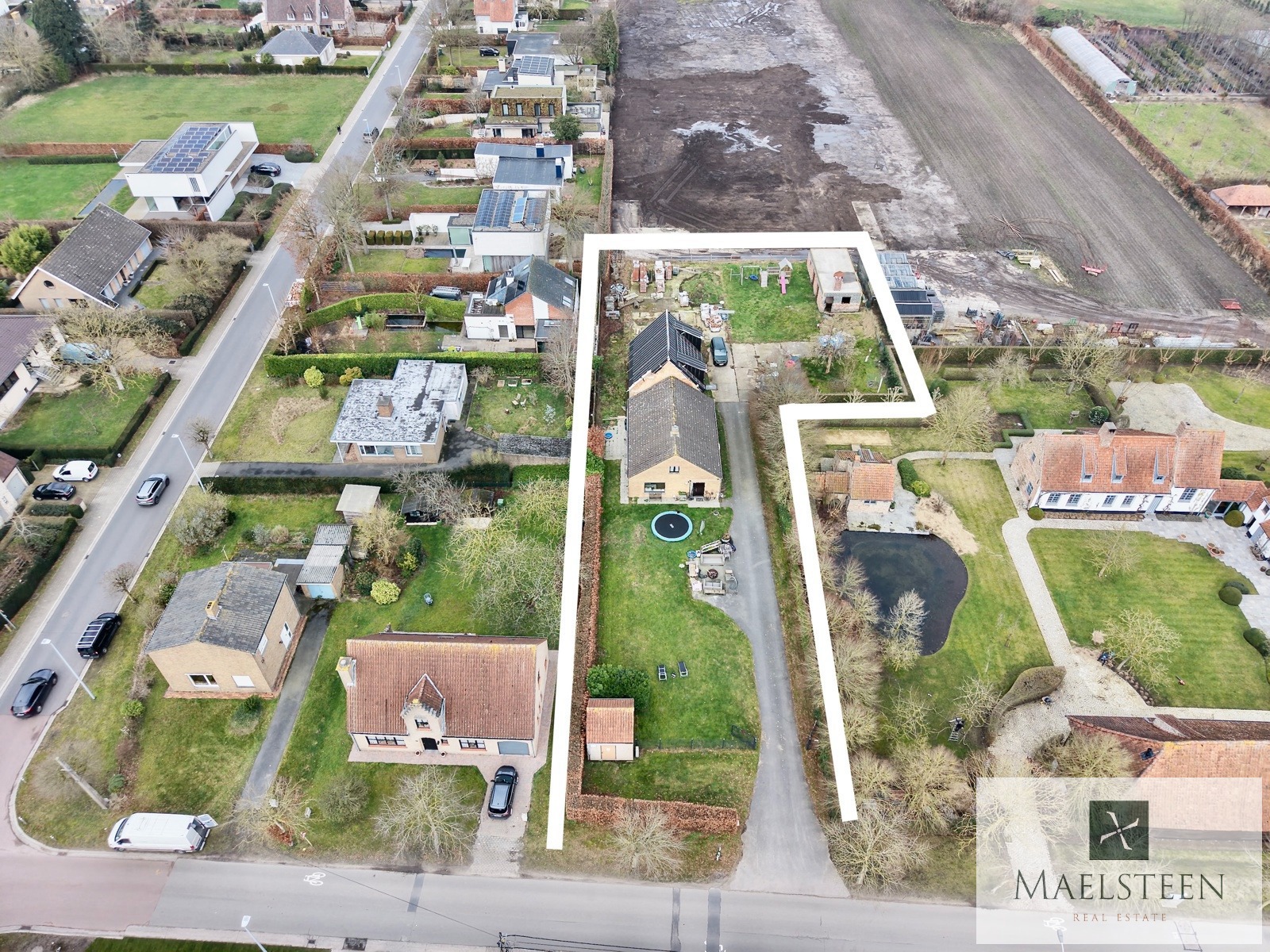 Terrein van 2.168 m² met vergund plan te Sint-Andries - foto 5