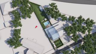 Gelegen op het einde van een doodlopende straat op een erg landelijke locatie, bevindt zich dit mooi stuk bouwgrond voor het bouwen van een half...