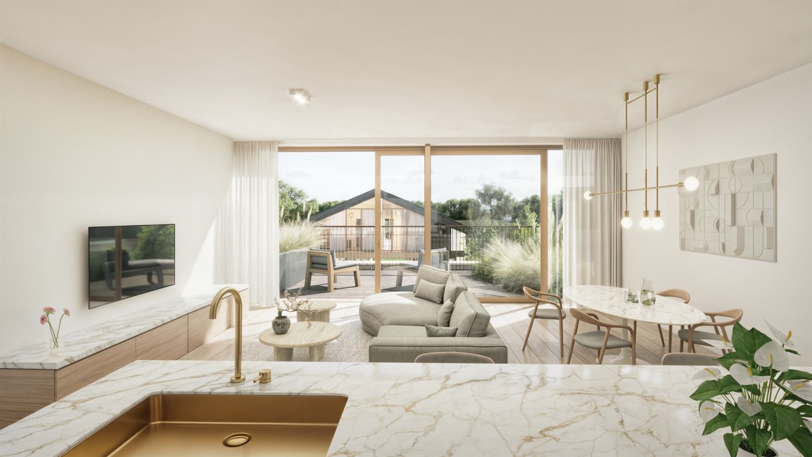 Prachtig nieuwbouwappartement in het hart van 's-Gravenwezel! - foto 1