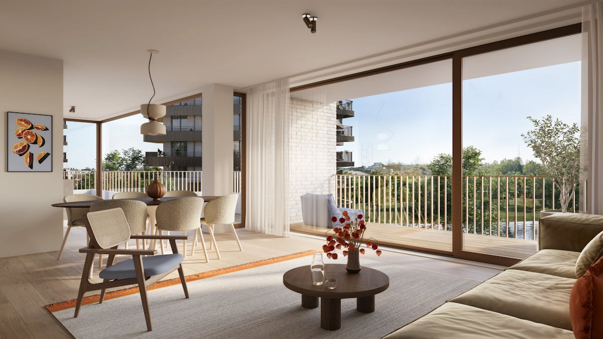 Exclusief wonen aan de Leie met uitzonderlijke buitenruimte (63 m²)! - foto 5