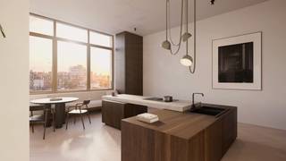 <p>Nestled between the lively waters of the Scheldt and the Bonaparte Dock, a place once known for bananas and trade is making way for an elegant new future defined by balance and beauty.</p>
<p>The site’s fruity past lives on in Friendship Residence, a subtle tribute to its history. The future here is bright and full of potential. This is where the vibrant rhythm of the city merges seamlessly with the calm of the water.</p>
<p>In the fusion of luxury and artistic boldness, Friendship Residence finds its perfect emblem.</p>
<p>Friendship Residence was designed through a collaboration between the Antwerp-based studio HUB Architecten and the London practice DRDH Architects. The result is a unique interplay of local sensibility and international perspective.</p>
<p>Their vision takes shape as a contemporary ode to the historic warehouse architecture of Het Eilandje. Here, there is no fragmentation, only visual harmony. A carefully composed ensemble in which each building has its own identity and atmosphere. A place designed not only for living, but above all for experiencing.</p>
<p>From the outside, Friendship Residence immediately makes a striking impression. High-quality façades with green accents, refined detailing and expansive windows create an aesthetic enrichment for the neighbourhood. Mineral materials were consciously selected to honour the character of the location, ranging from the iconic warehouse style to urban buildings with brick accents.</p>
<p>That sense of quality is felt down to the smallest detail upon arrival. Through the luxurious entrance halls, residents enter the buildings in a stylish transition from the city to their personal haven.</p>
<p>The spacious inner garden was designed by renowned landscape architect Erik Dhont. With internationally acclaimed projects and as laureate of the prestigious competition for the new palace gardens in Brussels, the studio guarantees a landscape design of royal calibre.</p>
<p>The unmistakable charm of this hidden oasis invites residents to slow down and savour the moment. A lush interplay of flowers, shrubs and trees creates a sheltered retreat that briefly makes the pace of the city disappear. Natural stone pathways guide you along a reflective water feature radiating serenity, with inviting resting spots that encourage you to enjoy both sun and shade.</p>